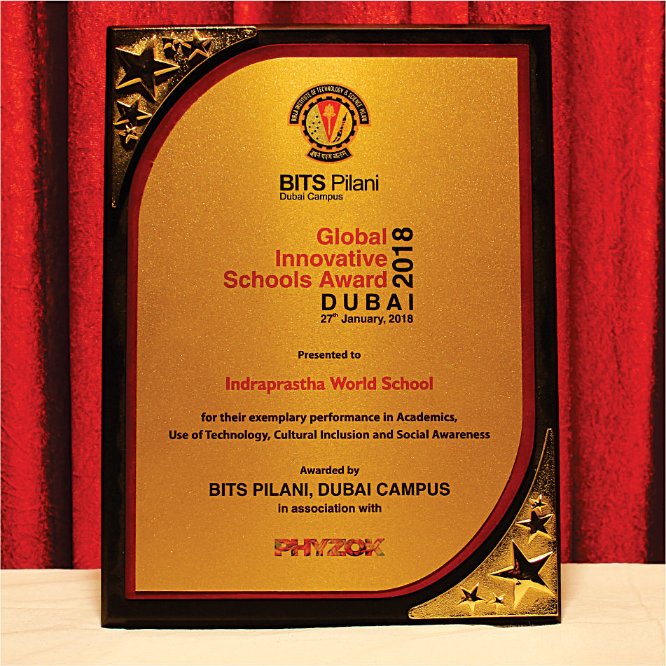 Global Innovative Schools Award- 2018